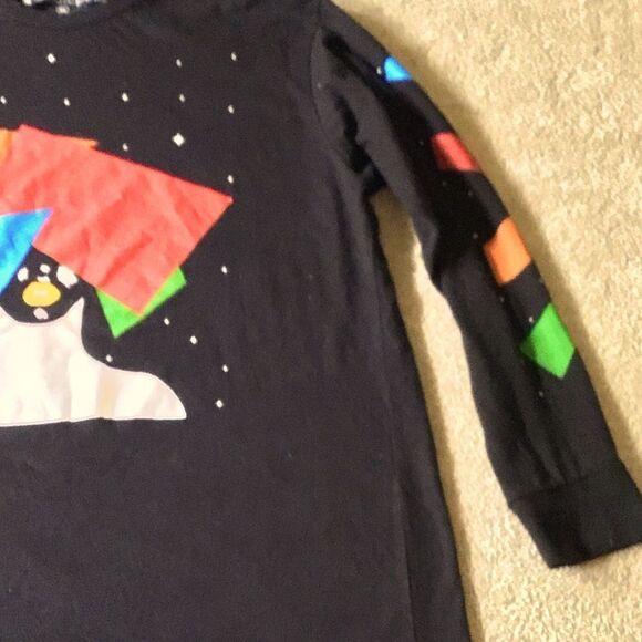Obsidiopolis Art Deco Colorful Graphic Long Sleeve Shirt - Picture 4 of 5